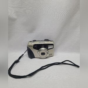 Pentax Espio 105 G Gold Point & Shoot 35mm Film Camera